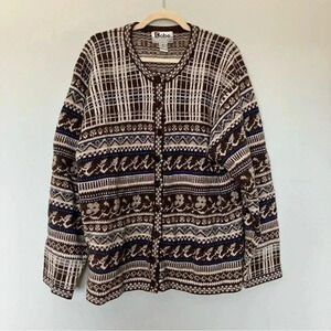 Kobe  vintage 100% Shetland wool cardigan
